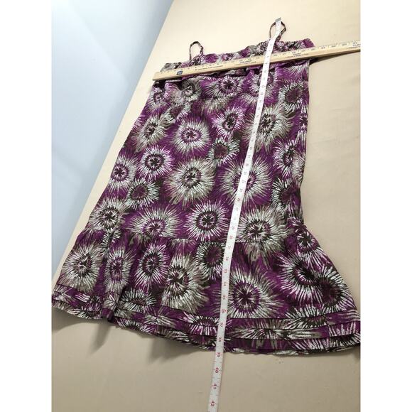 Ana Dress LG Spaghetti Adjustable Straps Boho Vacation Preppy Pullover Peplum - Picture 5 of 6